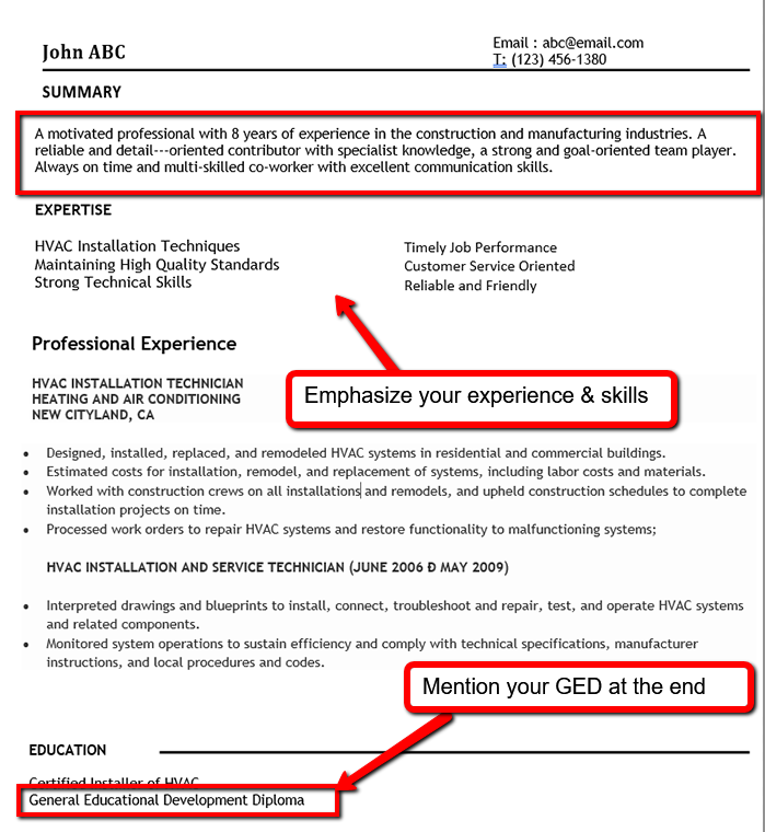 how to list education on resume example