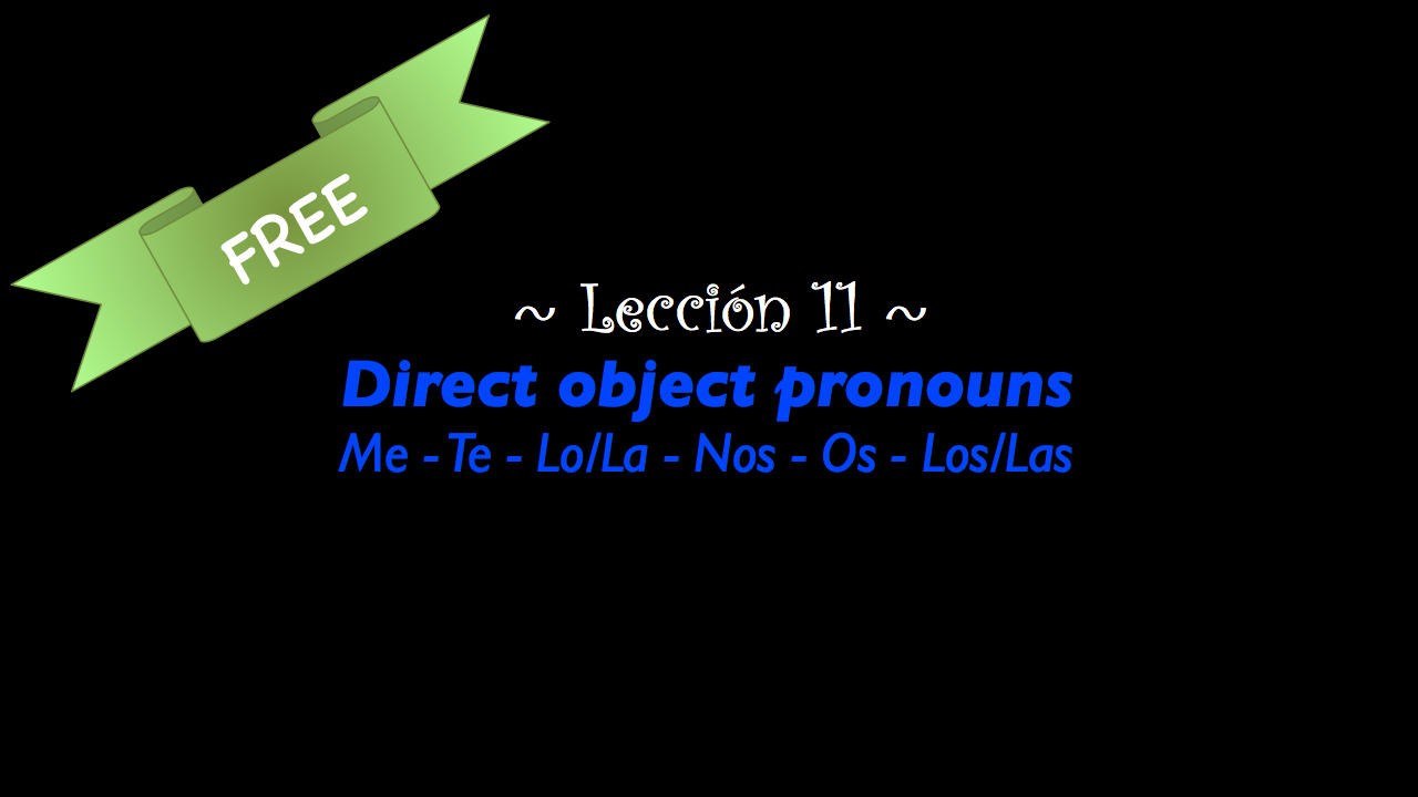 example object pronoun in italian