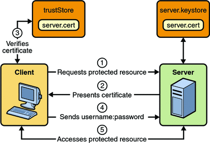 java web service client certificate authentication example