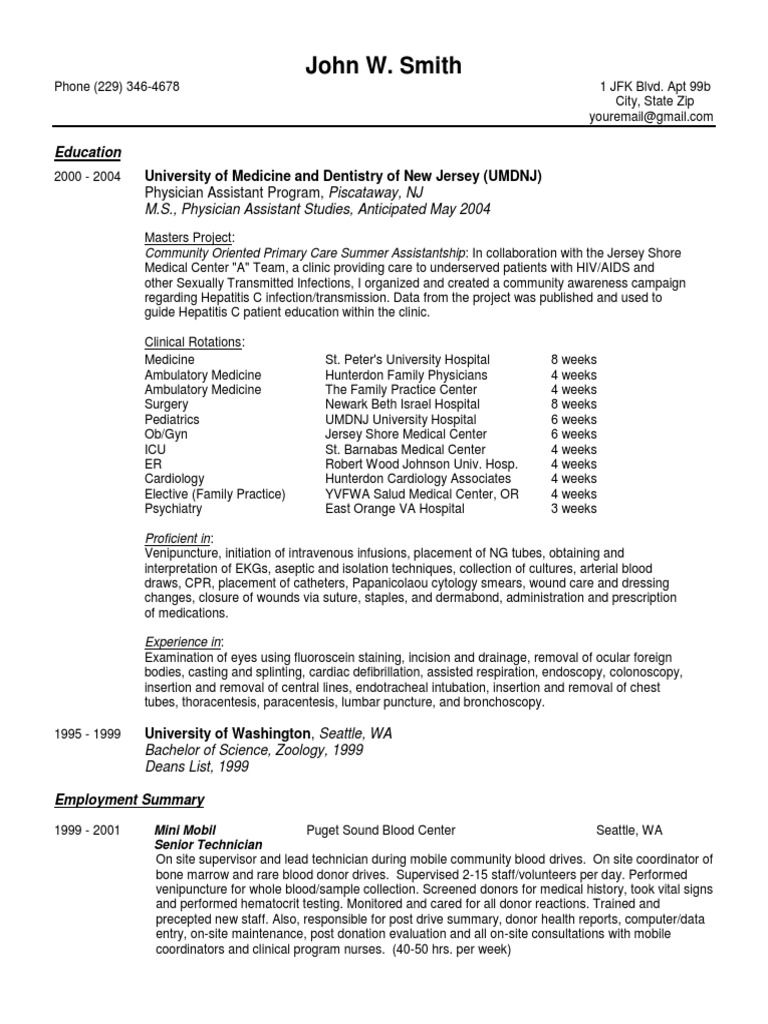 example of resume for fresh graduate