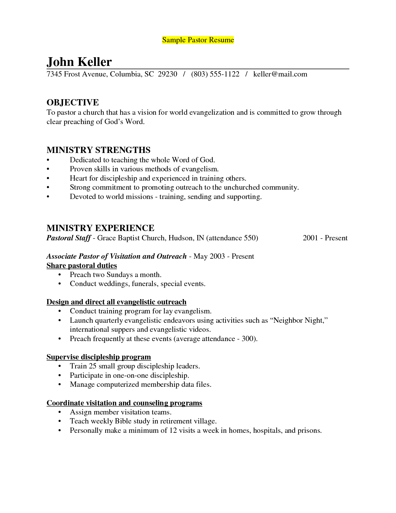 objective in a resume example teen