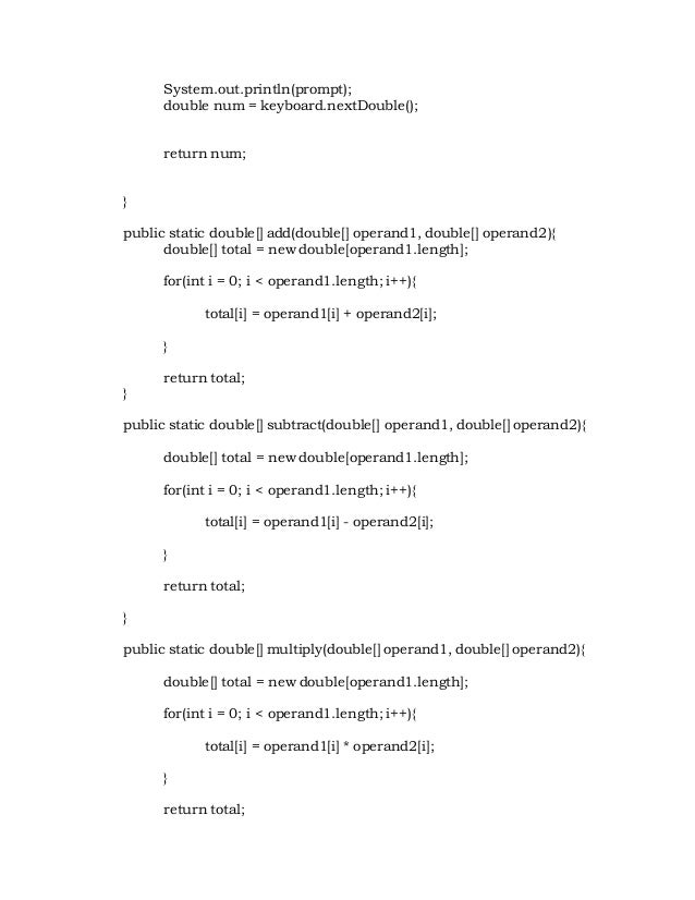 static program example in java