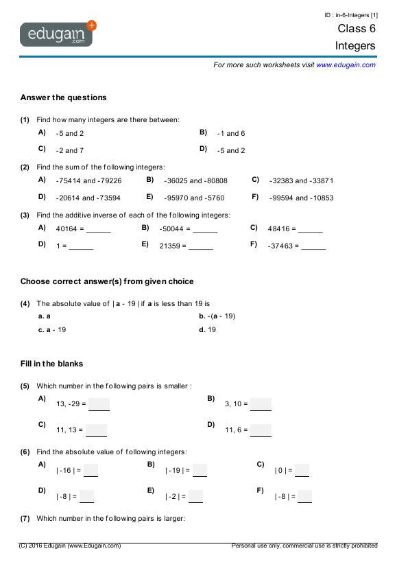 naplan year 3 example test answers