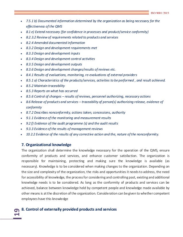 iso 9001 2015 corrective action procedure example