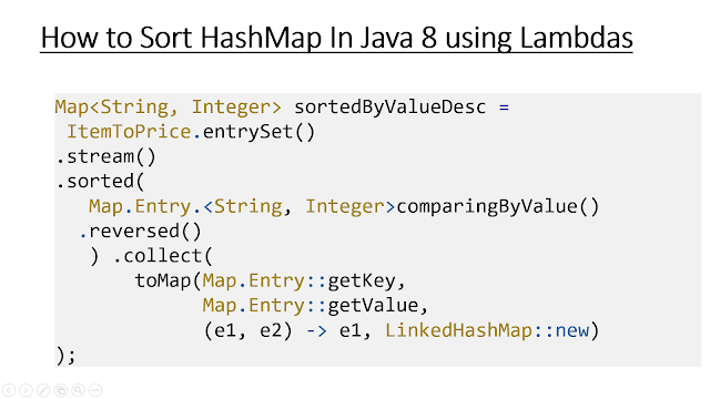 java 8 stream hashmap example