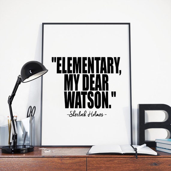 elementary my dear watson example