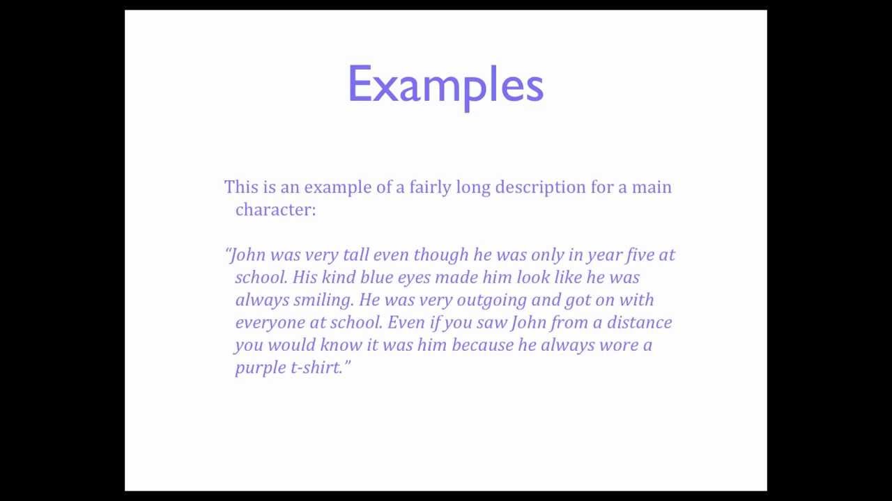 example of personality profile essay