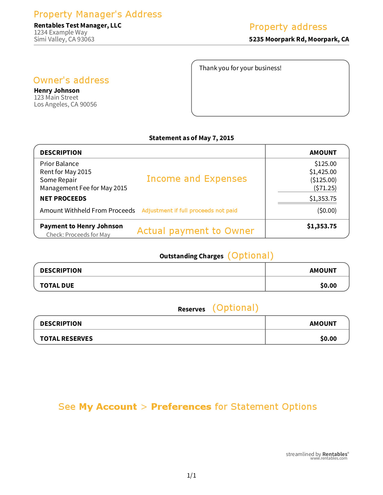 property management chart of accounts example