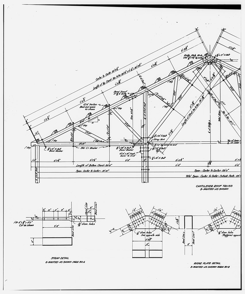 steel roof truss design example