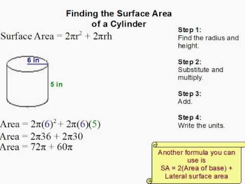volume of cylinder example problems